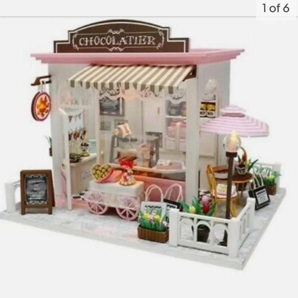 Mayberry Street Miniatures DIY Dollhouse Cocoa’s Chocolatier Craft NEW